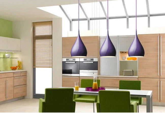 Modern Metal Pendant Lighting Fixtures For Home Restaurant Dining Room Kitchen Decor E27
