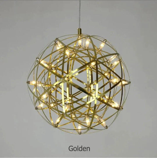 Industrial Loft Iron Ball Sparking Pendant Light Led G4 Modern Nordic Hanging Lamp For Living Room