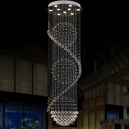Empire Vintage Chandelier Modern Loft Crystal Lamp With Gu10 9 Lights Europe For Bedroom Living
