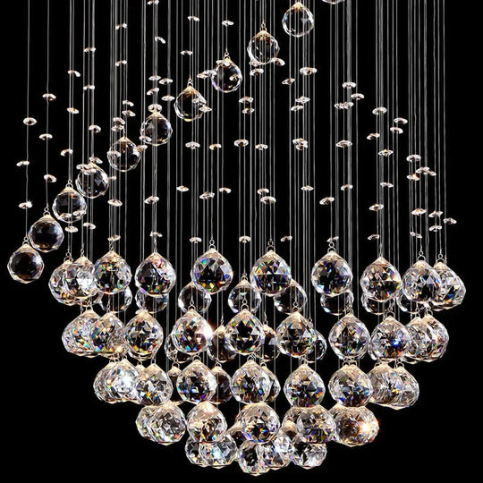 Empire Vintage Chandelier Modern Loft Crystal Lamp With Gu10 9 Lights Europe For Bedroom Living