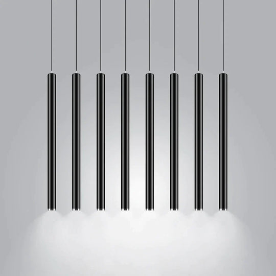 Minimalist Modern Conical Long Pendant Light Chandelier For Dining / Living Room Ceiling Duplex