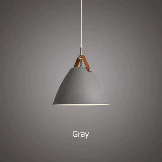 Nordic Simple Black White Pendant Light E27 Led Modern Hanging Lamp For Bedroom Living Room Hotel