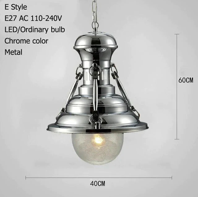 3 Style Loft Retro Industrial Hanging Hardware Metals Pendant Lamp Vintage E27 Led Lights For