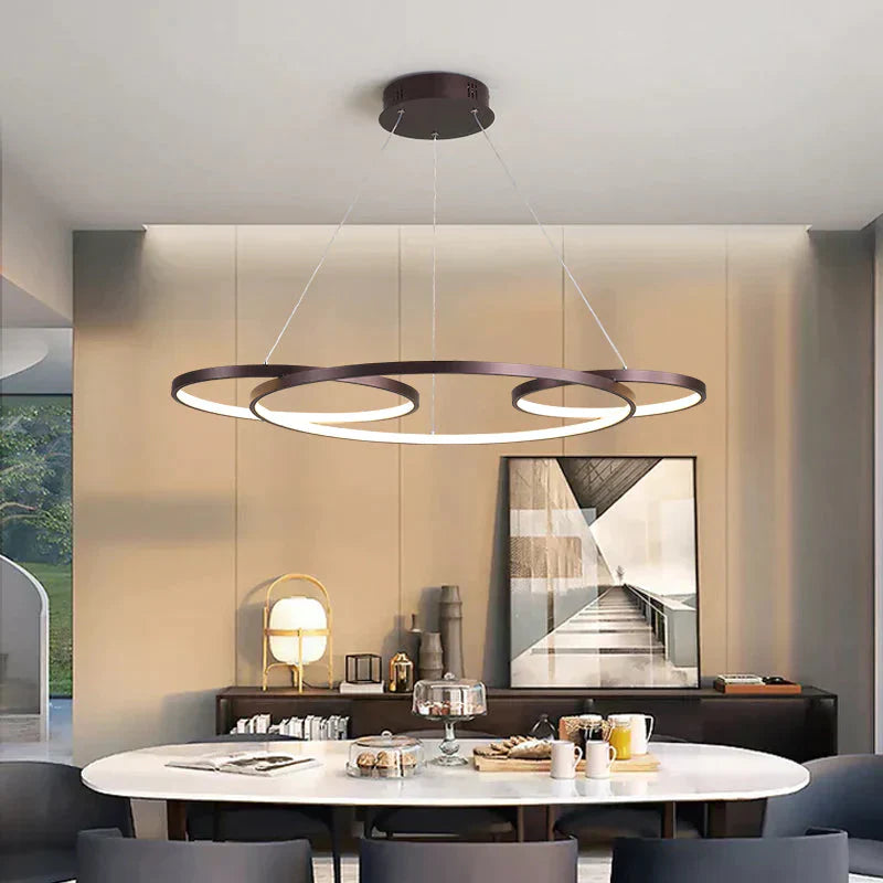 Modern Led Pendant Lights For Dining Room Living Kitchen Hanging Lamp Fixtures