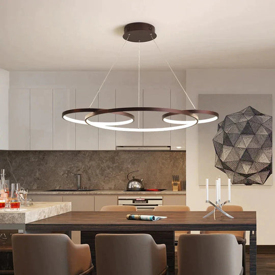 Modern Led Pendant Lights For Dining Room Living Kitchen Hanging Lamp Fixtures