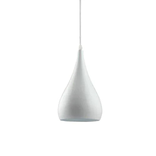 Modern Simple Led Pendant Light Aluminum Hanging Room Lamp B Style White