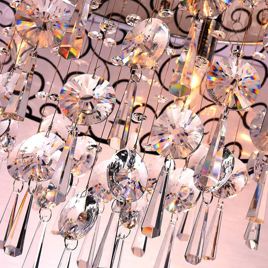 Modern Crystal Pendant Lights For Living Room Luminarias Para Sala Plafon Led Lamp Fixtures Bedroom