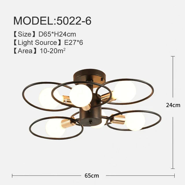 Modern Led Pendant Lights For Living Room Bedroom Lamparas Salon Techo Lighting Industrial Decor