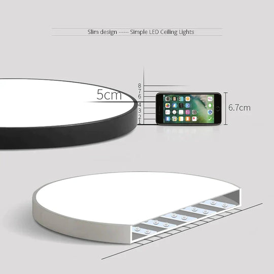 Nordic Led Ceiling Lights Ultra Thin Modern Lighting