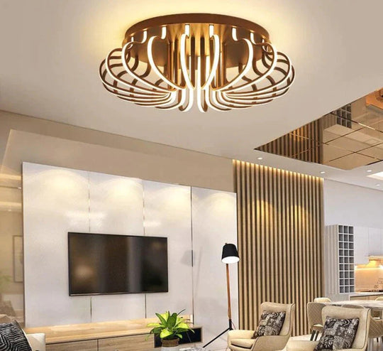 Modern Living Room Led Ceiling Lights For 10 - 15Square Meters Restaurant Indoor Light Luminarias