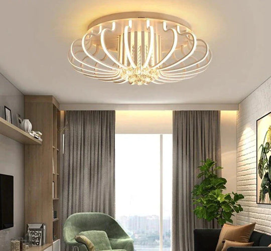 Modern Living Room Led Ceiling Lights For 10 - 15Square Meters Restaurant Indoor Light Luminarias