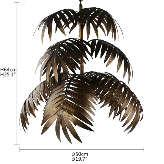 Loft Modern Coconut Tree Pendant Light Led E27 Industrial Creative Hanging Lamp For Living Room