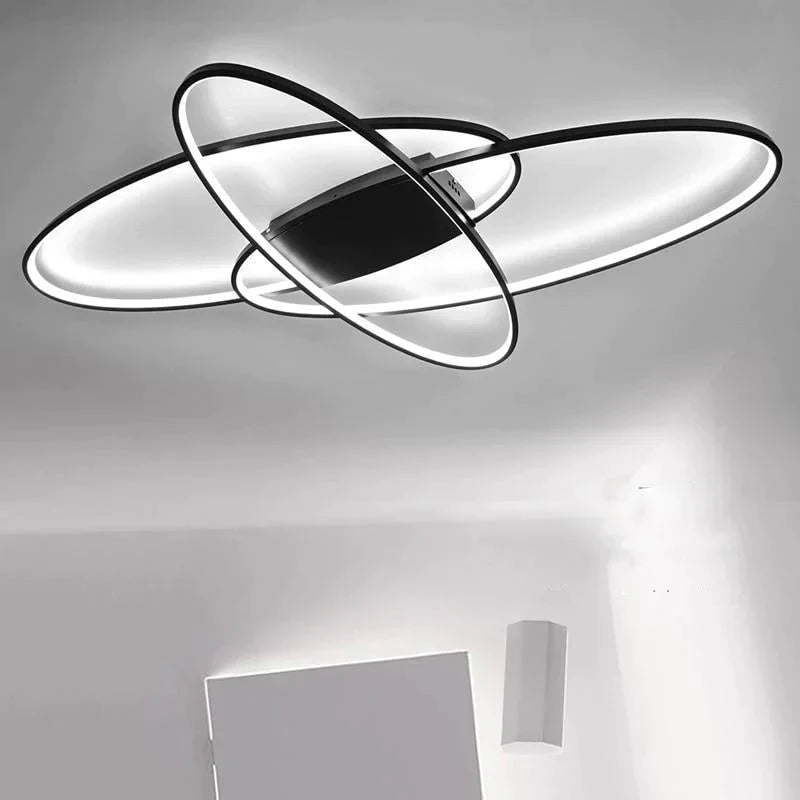 New Hot Remote Controller Modern Led Ceiling Lights For Living Room Bedroom White/Black Dimmable