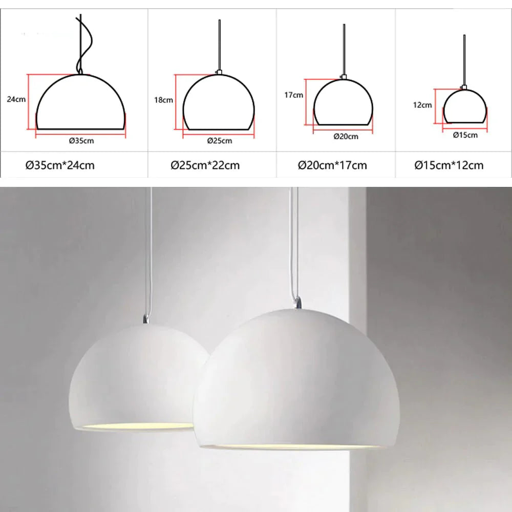 Modern Pendant Light Dining Room Lamps Restaurant Coffee Bedroom Industrial Lighting E27 Holder