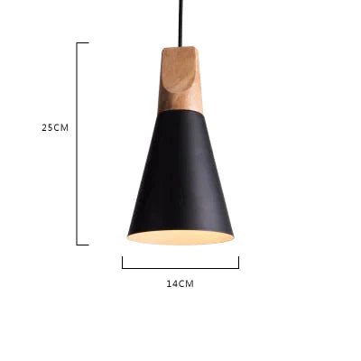 Pendant Lights Modern Wood Lamp Nordic Light For Cafe Restaurant Bedroom Hanglamp Kitchen Colorful