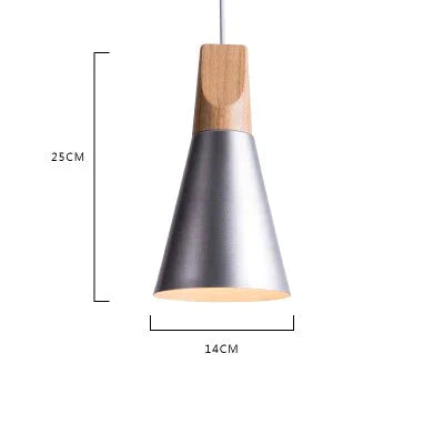 Pendant Lights Modern Wood Lamp Nordic Light For Cafe Restaurant Bedroom Hanglamp Kitchen Colorful