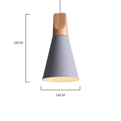 Pendant Lights Modern Wood Lamp Nordic Light For Cafe Restaurant Bedroom Hanglamp Kitchen Colorful