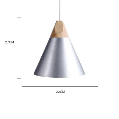 Pendant Lights Modern Wood Lamp Nordic Light For Cafe Restaurant Bedroom Hanglamp Kitchen Colorful