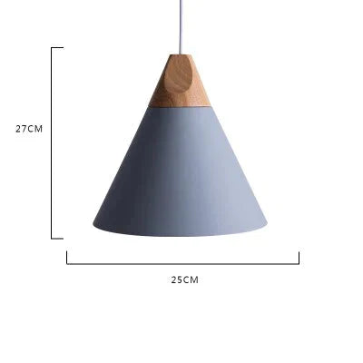 Pendant Lights Modern Wood Lamp Nordic Light For Cafe Restaurant Bedroom Hanglamp Kitchen Colorful