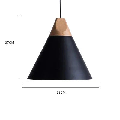 Pendant Lights Modern Wood Lamp Nordic Light For Cafe Restaurant Bedroom Hanglamp Kitchen Colorful