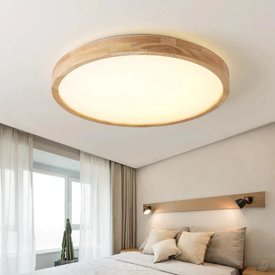 Led Ceiling Light Modern Lamp Panel Living Room Round Lighting Fixture Remote Control