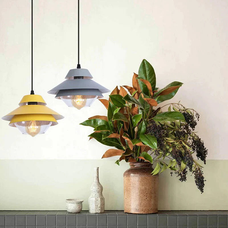 Industrial Retro Nordic Pendant Light Led E27 Cottage Modern Hanging Lamp For Living Room Kitchen