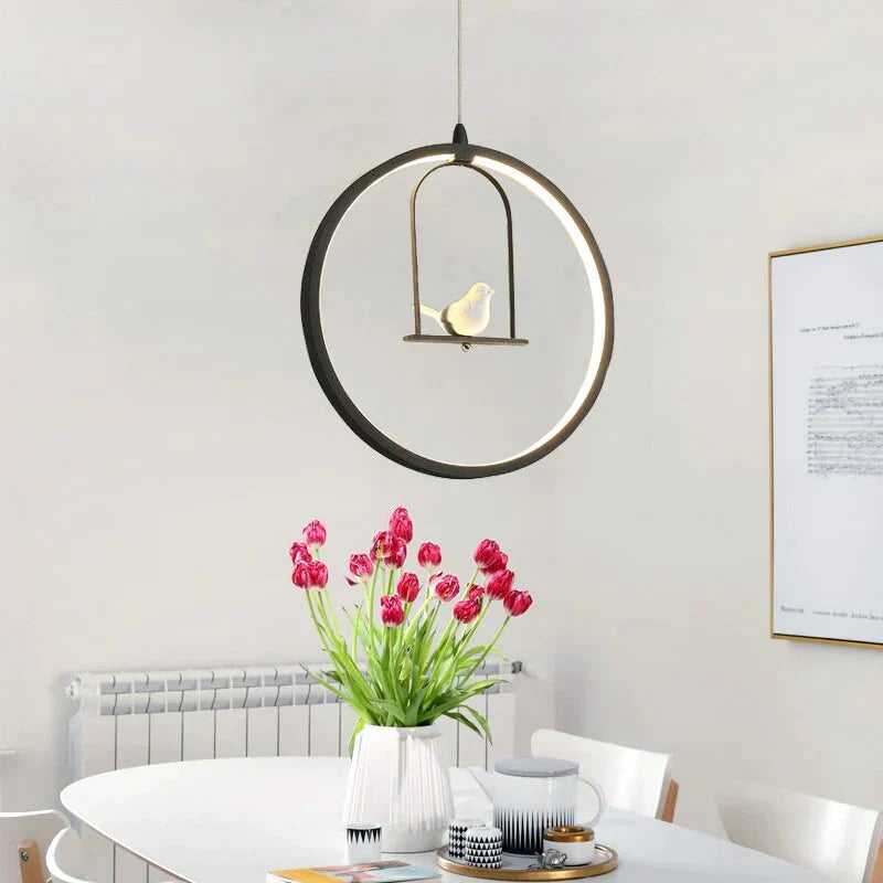 Nordic Lamps Modern Hanging Aluminum Lamp Body Luminaria Lustre Led Pendant Lights For Dining Room