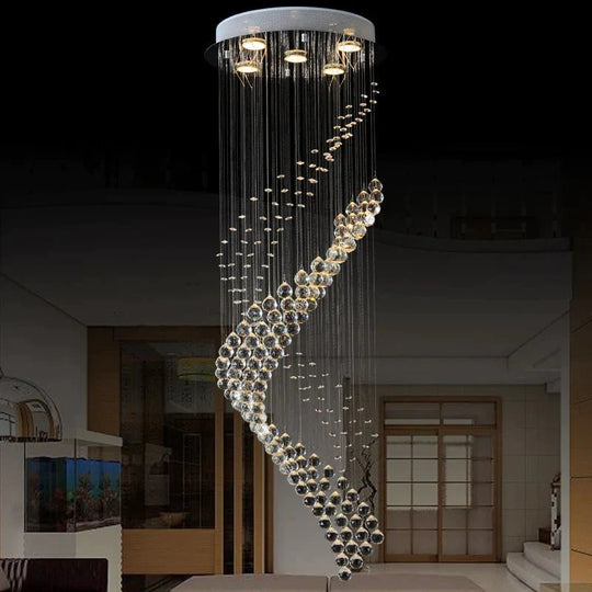 Royal Crystal Loft Vintage Chandelier Europe Style With Gu10 5 Lights For Living Room Bedroom Hotel