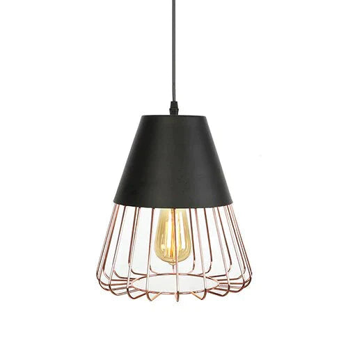American Creative Simple Pendant Light E27 Led Rose Gold Hanging Lamp For Living Room Bedroom Study