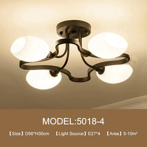 Warm Home Decoration Led Pendant Lights Hotel Hall Bedroom Glass Lamp Pendente De Teto Fixture