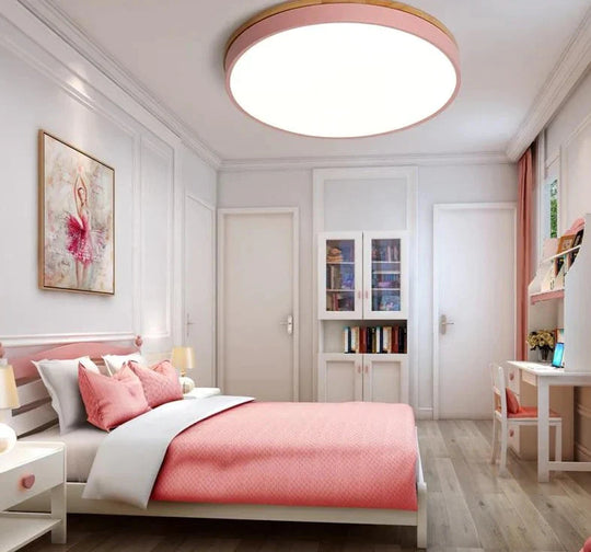 Hot Thin Led Ceiling Lights Bedroom Lamps Modern With Color Polarizer Luminaria Child Luminaire