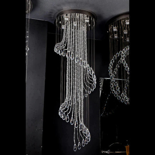 Royal Crystal Empire Vintage Chandelier Modern With Gu10 2 Size For Living Room Bedroom Hotel Lobby