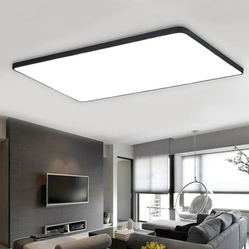 Ultra - Thin Square Led Ceiling Lamp Kitchen Light Fixtures Living Room Surface Mount