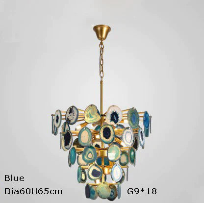 Led G9 Postmodern Iron Agate Designer Led Lamp Light.pendant Lights.pendant Lamp.pendant Light For