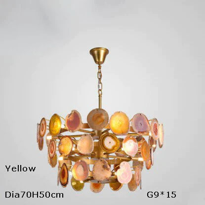 Led G9 Postmodern Iron Agate Designer Led Lamp Light.pendant Lights.pendant Lamp.pendant Light For