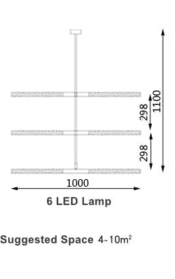 Post Modern Long Tube Branch Led Pendant Light Loft Hanging Lamp Office Bar Track Restaurant