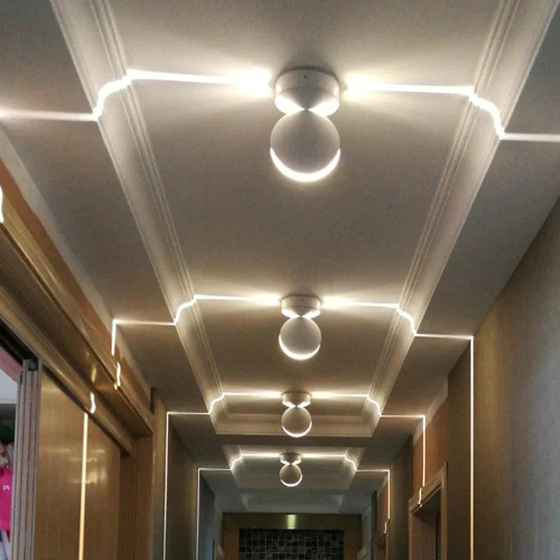 Modern Led Ceiling Light Rgb Dimmable Wall Indoor Lighting Balcony Bedroom Ktv Hotel Corridor
