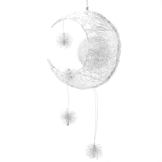 Ceiling Lamps Modern Pendant Led Moon Star Chandelier Children Bedroom Hanging Lamp Christmas