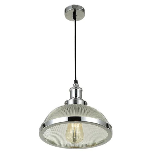 European American Industrial Retro Loft Vintage Pendant Lamp E27/E26 Edison Metal Glass Hanging