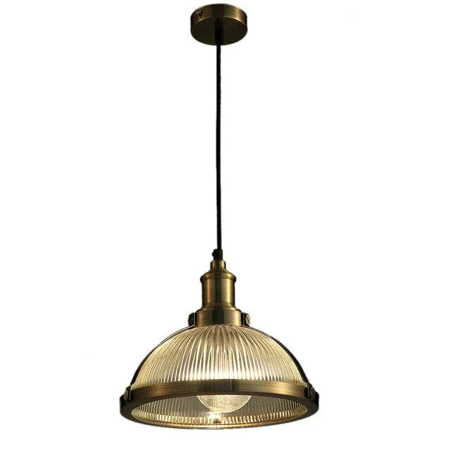 European American Industrial Retro Loft Vintage Pendant Lamp E27/E26 Edison Metal Glass Hanging