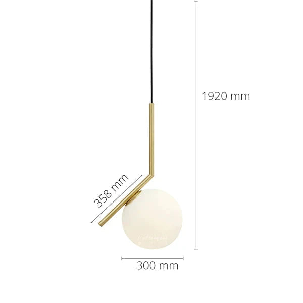 Modern Living Room/Bedroom/Minimalist/Restaurant Pendant Light Nordic Clothing Decoration Glass