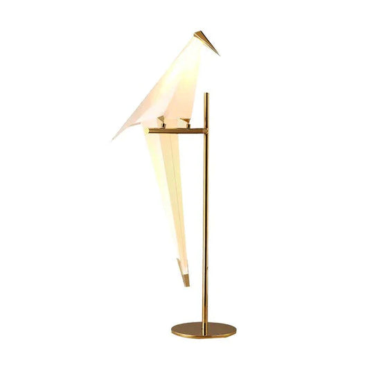 Modern Paper Crane Metal Chandelier For Restaurant Living Room Dining Children’s Led Bird Design