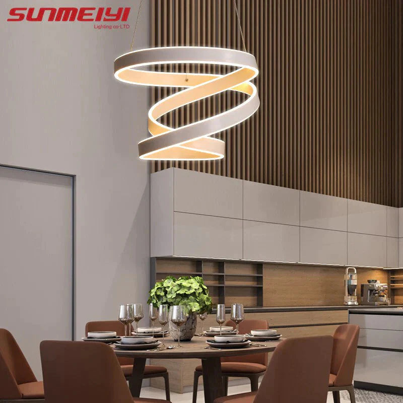 Modern Led Pendant Lights Art Decor Lighting Dining Room Parlor Hotel Lustre Vintage Chandelier