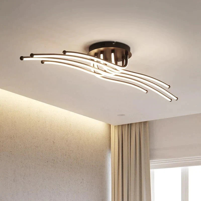 Modern Led Chandelier Aluminum Lights For Living Room Bedroom Home Ceiling Fixtures Luminaire