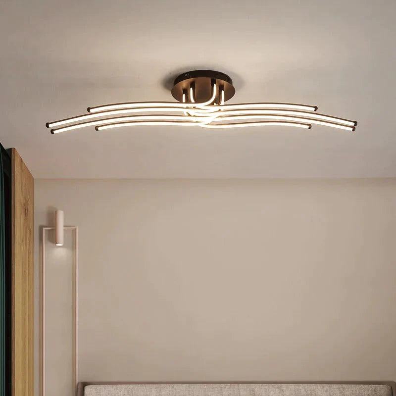 Modern Led Chandelier Aluminum Lights For Living Room Bedroom Home Ceiling Fixtures Luminaire