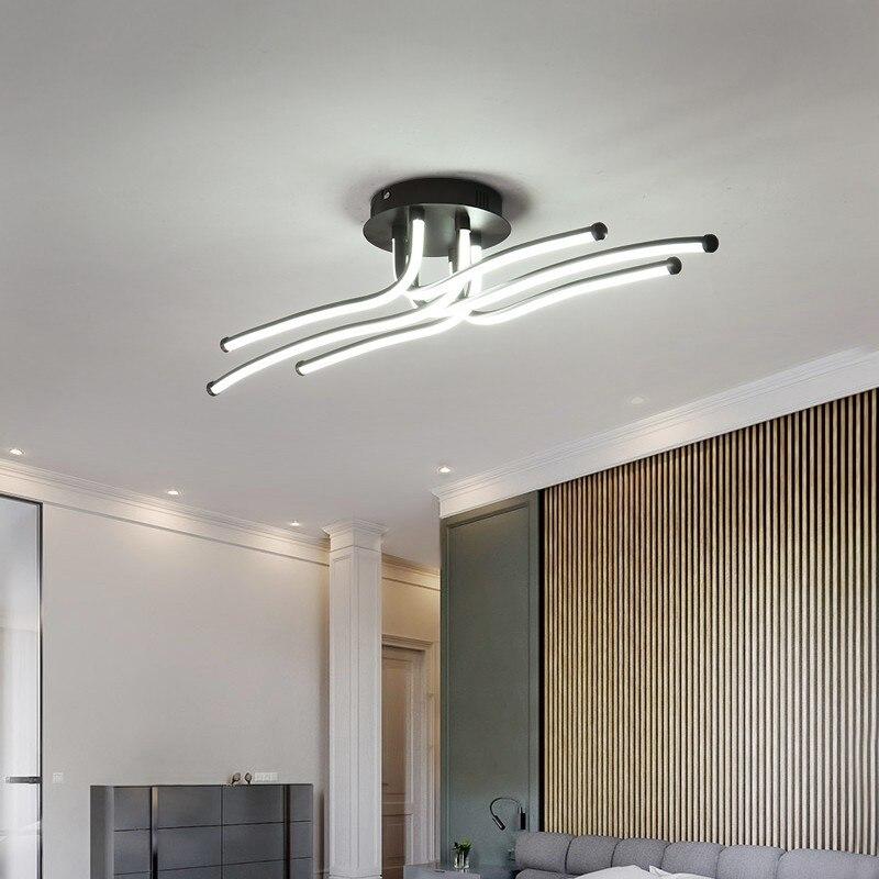 Modern Led Chandelier Aluminum Lights For Living Room Bedroom Home Ceiling Fixtures Luminaire