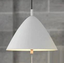 Colorful Bedside Pendant Light Pull Control Kitchen Lighting Fixture Hanging Lamp Modern Nordic