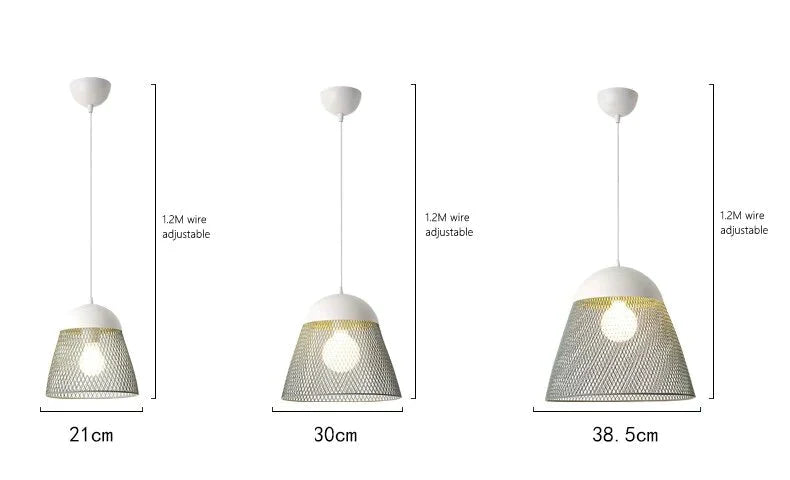 Net Nordic Kitchen Island Pendant Light Dining Room Modern Lamp Loft Suspension Lighting Fixtures