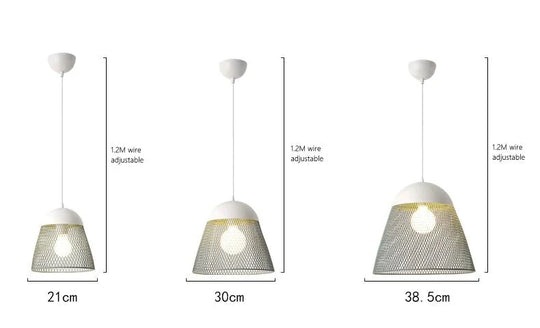 Net Nordic Kitchen Island Pendant Light Dining Room Modern Lamp Loft Suspension Lighting Fixtures