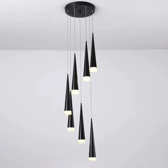 Unique Dimmable Led Cylinder Pendant Lamp - Kitchen Dining And Bar Counter Decorative Lighting